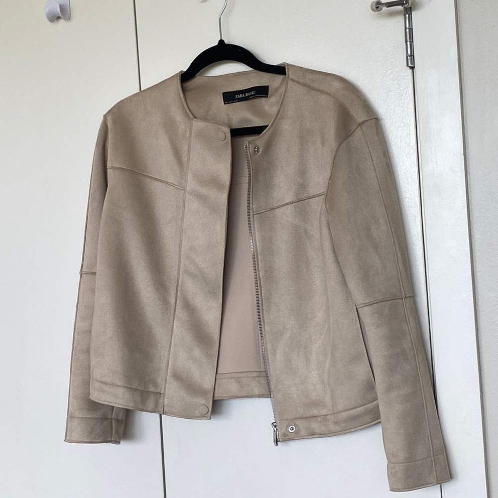 Cute cream spring jacket